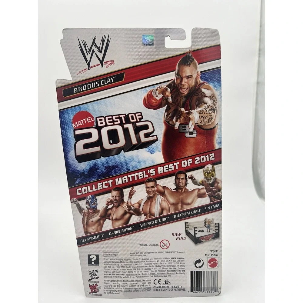 WWE Brodus Clay Action Figure Mattel Best of 2012 Basic Red Singlet NIB MOC
